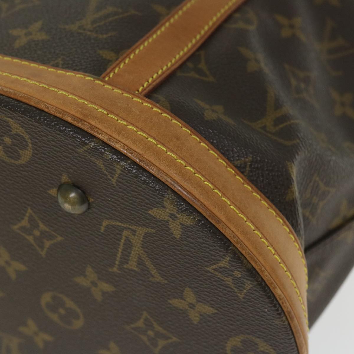 LOUIS VUITTON Monogram Bucket GM Shoulder Bag M42236 LV Auth 57696