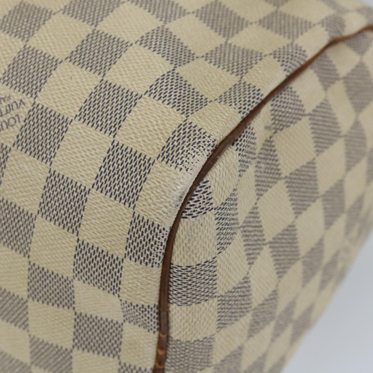 LOUIS VUITTON Damier Azur Speedy 30 Hand Bag N41533 LV Auth 57752