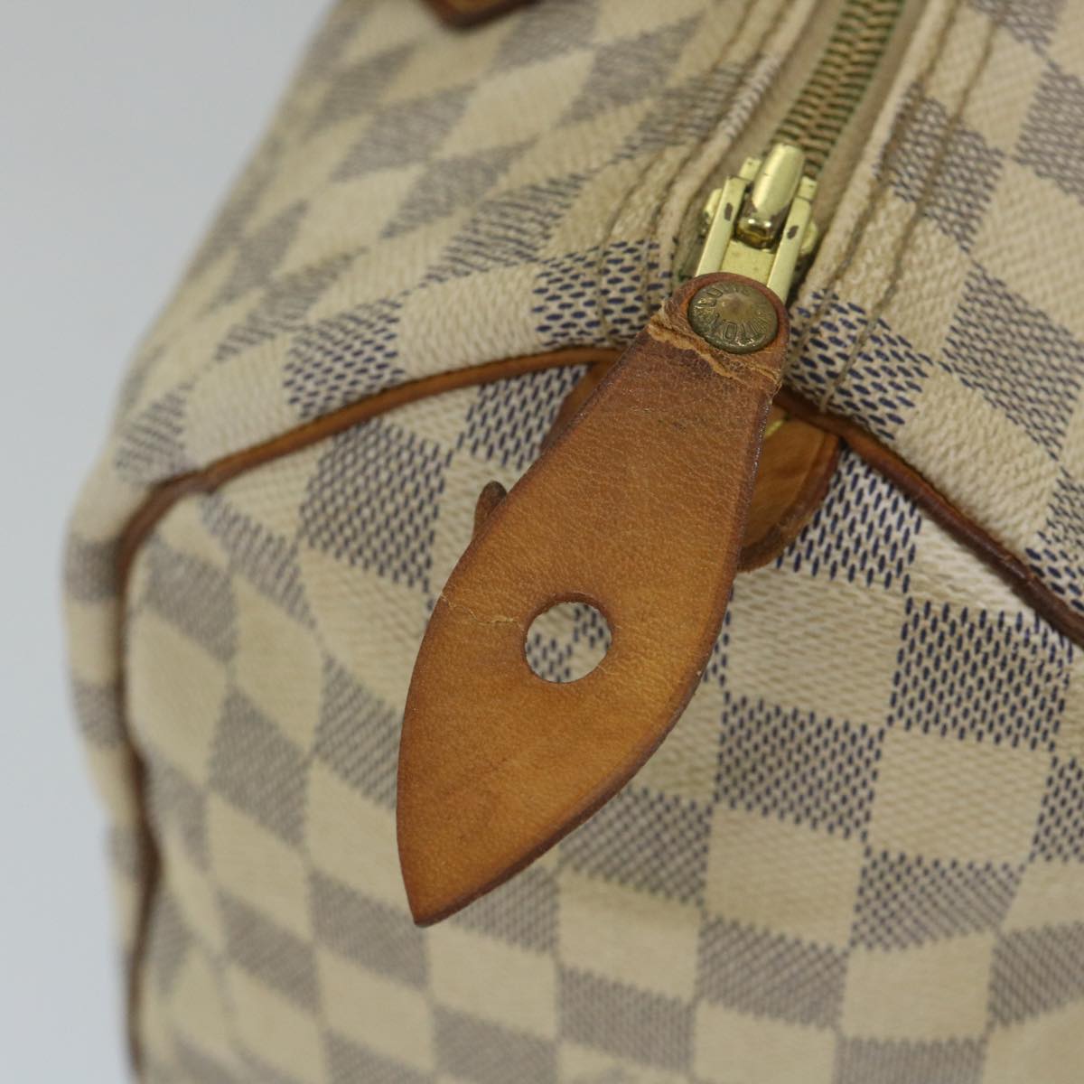 LOUIS VUITTON Damier Azur Speedy 30 Hand Bag N41533 LV Auth 57752