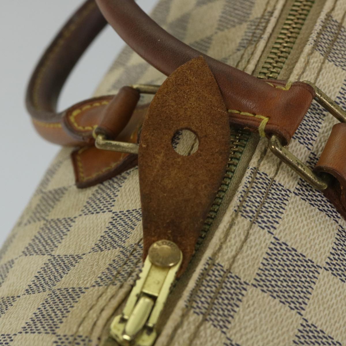 LOUIS VUITTON Damier Azur Speedy 30 Hand Bag N41533 LV Auth 57752