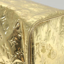 LOUIS VUITTON Monogram Miroir Keepall 55 Boston Bag Gold LV Auth 57842SM-10