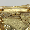 LOUIS VUITTON Monogram Miroir Keepall 55 Boston Bag Gold LV Auth 57842SM-16