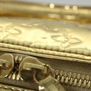 LOUIS VUITTON Monogram Miroir Keepall 55 Boston Bag Gold LV Auth 57842SM-18