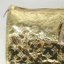 LOUIS VUITTON Monogram Miroir Keepall 55 Boston Bag Gold LV Auth 57842SM-19