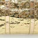 LOUIS VUITTON Monogram Miroir Keepall 55 Boston Bag Gold LV Auth 57842SM-23