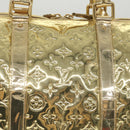 LOUIS VUITTON Monogram Miroir Keepall 55 Boston Bag Gold LV Auth 57842SM-26