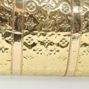 LOUIS VUITTON Monogram Miroir Keepall 55 Boston Bag Gold LV Auth 57842SM-29