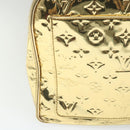 LOUIS VUITTON Monogram Miroir Keepall 55 Boston Bag Gold LV Auth 57842SM-32