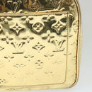 LOUIS VUITTON Monogram Miroir Keepall 55 Boston Bag Gold LV Auth 57842SM-33