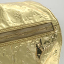 LOUIS VUITTON Monogram Miroir Keepall 55 Boston Bag Gold LV Auth 57842SM-39