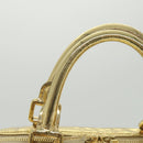 LOUIS VUITTON Monogram Miroir Keepall 55 Boston Bag Gold LV Auth 57842SM-40