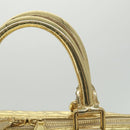LOUIS VUITTON Monogram Miroir Keepall 55 Boston Bag Gold LV Auth 57842SM-41