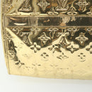 LOUIS VUITTON Monogram Miroir Keepall 55 Boston Bag Gold LV Auth 57842SM-51