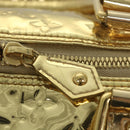 LOUIS VUITTON Monogram Miroir Keepall 55 Boston Bag Gold LV Auth 57842SM-58