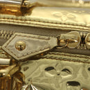 LOUIS VUITTON Monogram Miroir Keepall 55 Boston Bag Gold LV Auth 57842SM-59