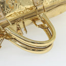 LOUIS VUITTON Monogram Miroir Keepall 55 Boston Bag Gold LV Auth 57842SM-7