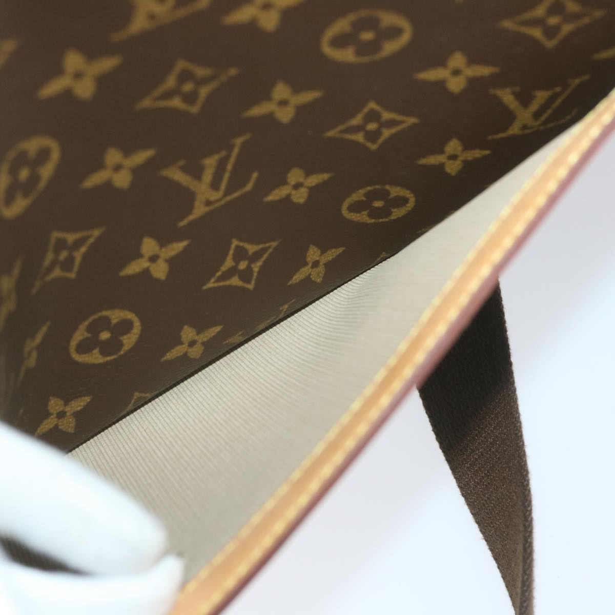 LOUIS VUITTON Monogram Reporter GM Shoulder Bag M45252 LV Auth 57850