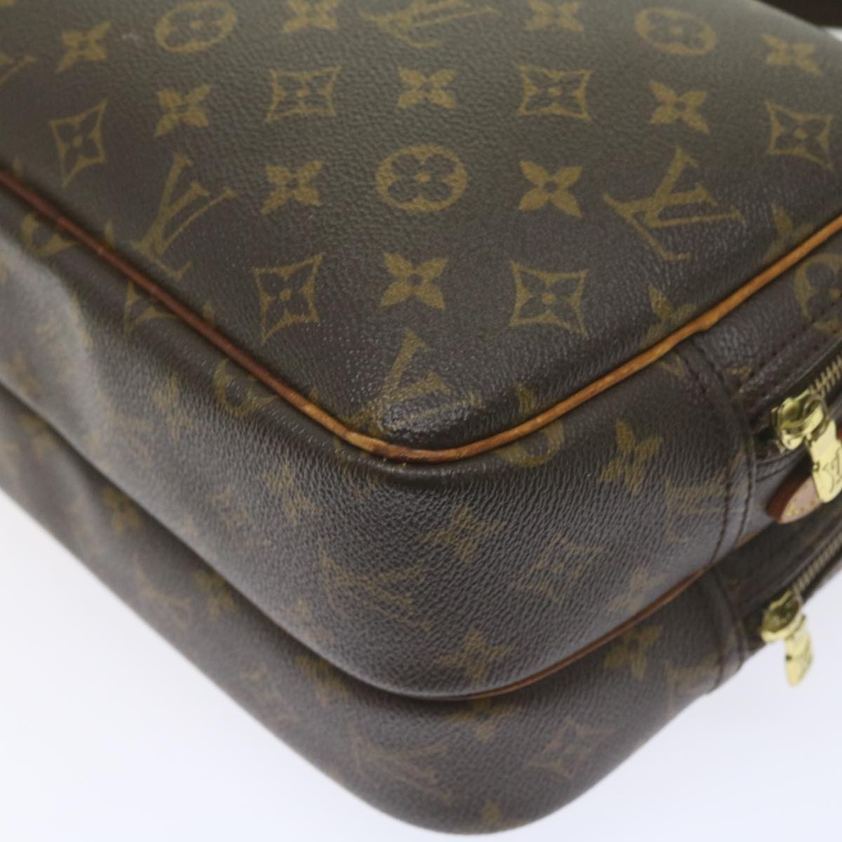 LOUIS VUITTON Monogram Reporter PM Shoulder Bag M45254 LV Auth 57853