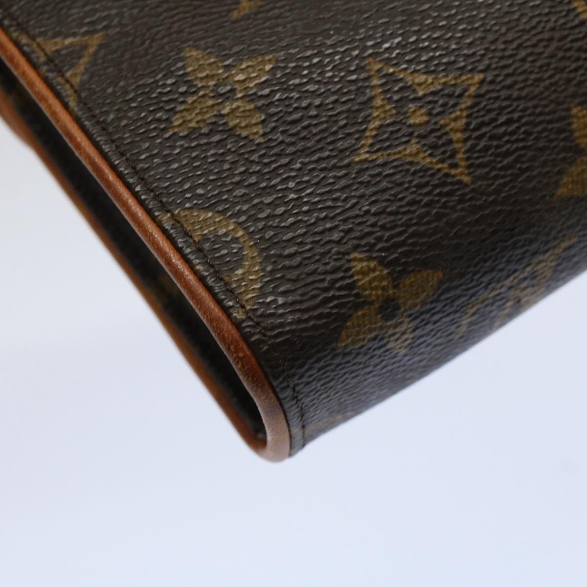 LOUIS VUITTON Monogram Pochette Florentine Waist bag M51855 LV Auth 57869