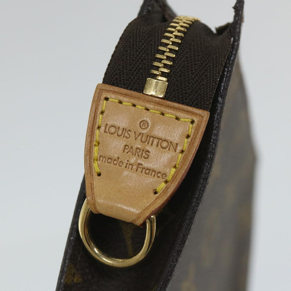 LOUIS VUITTON Monogram Bucket PM Accessory Pouch LV Auth 57882
