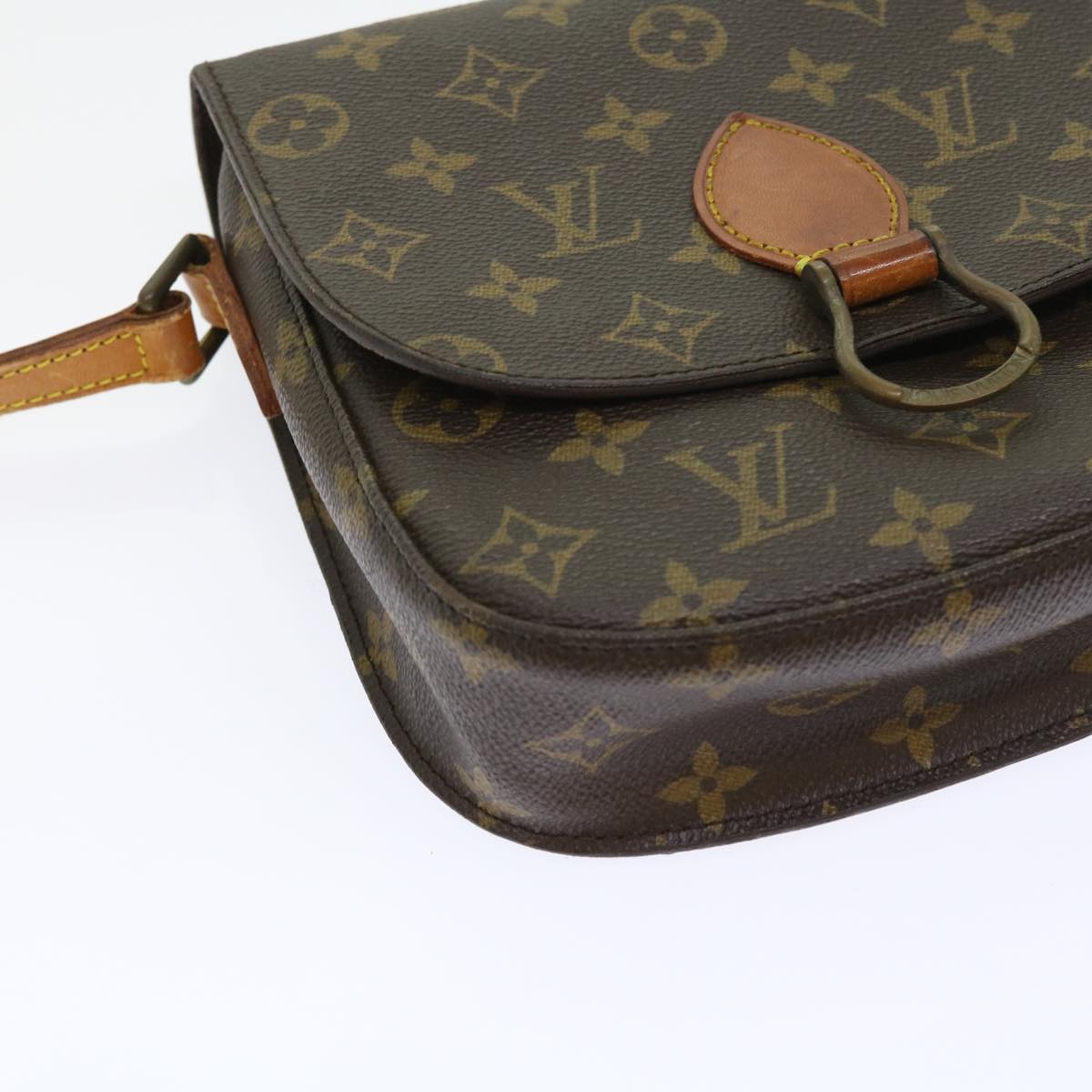 LOUIS VUITTON Monogram Saint Cloud MM Shoulder Bag M51243 LV Auth 57900