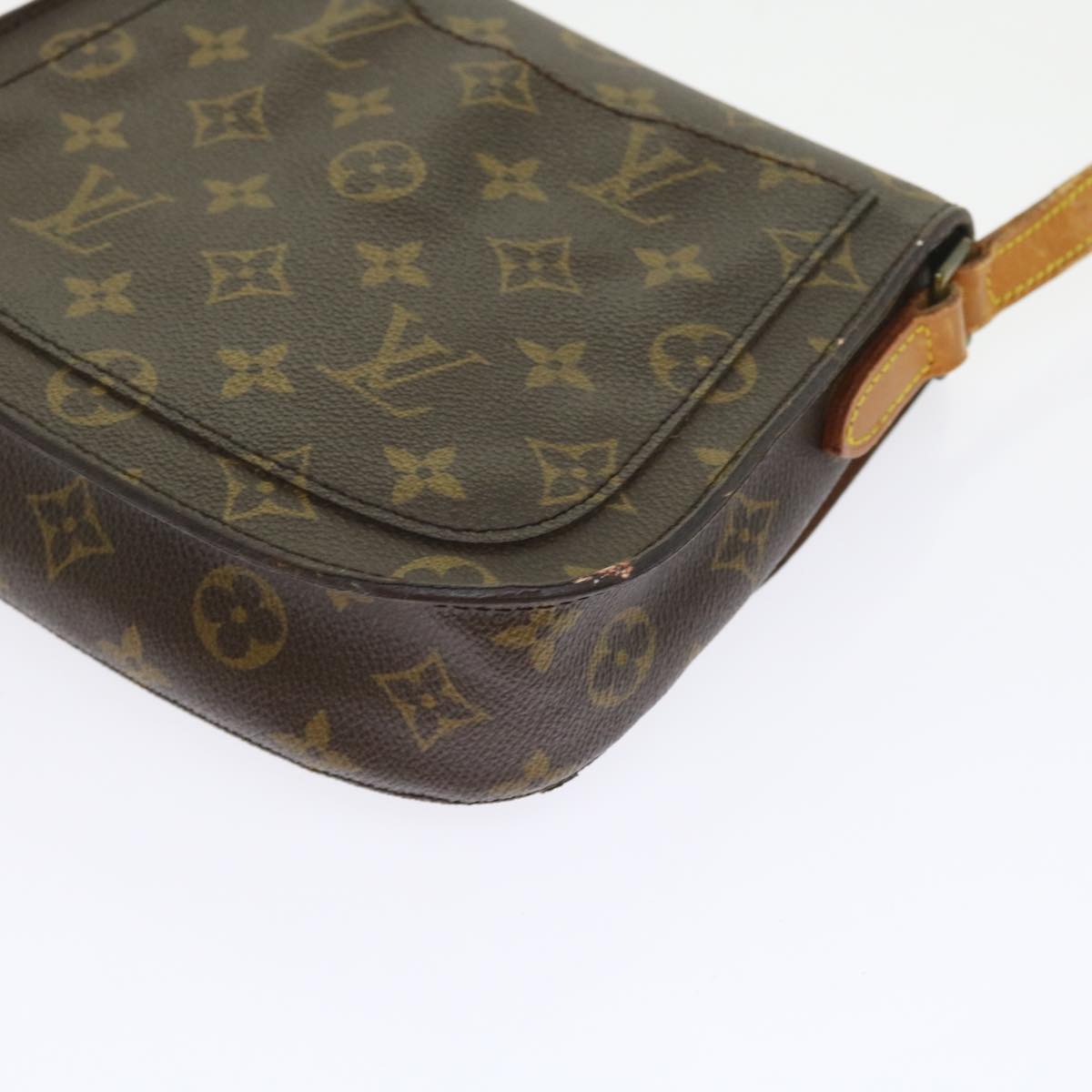 LOUIS VUITTON Monogram Saint Cloud MM Shoulder Bag M51243 LV Auth 57900