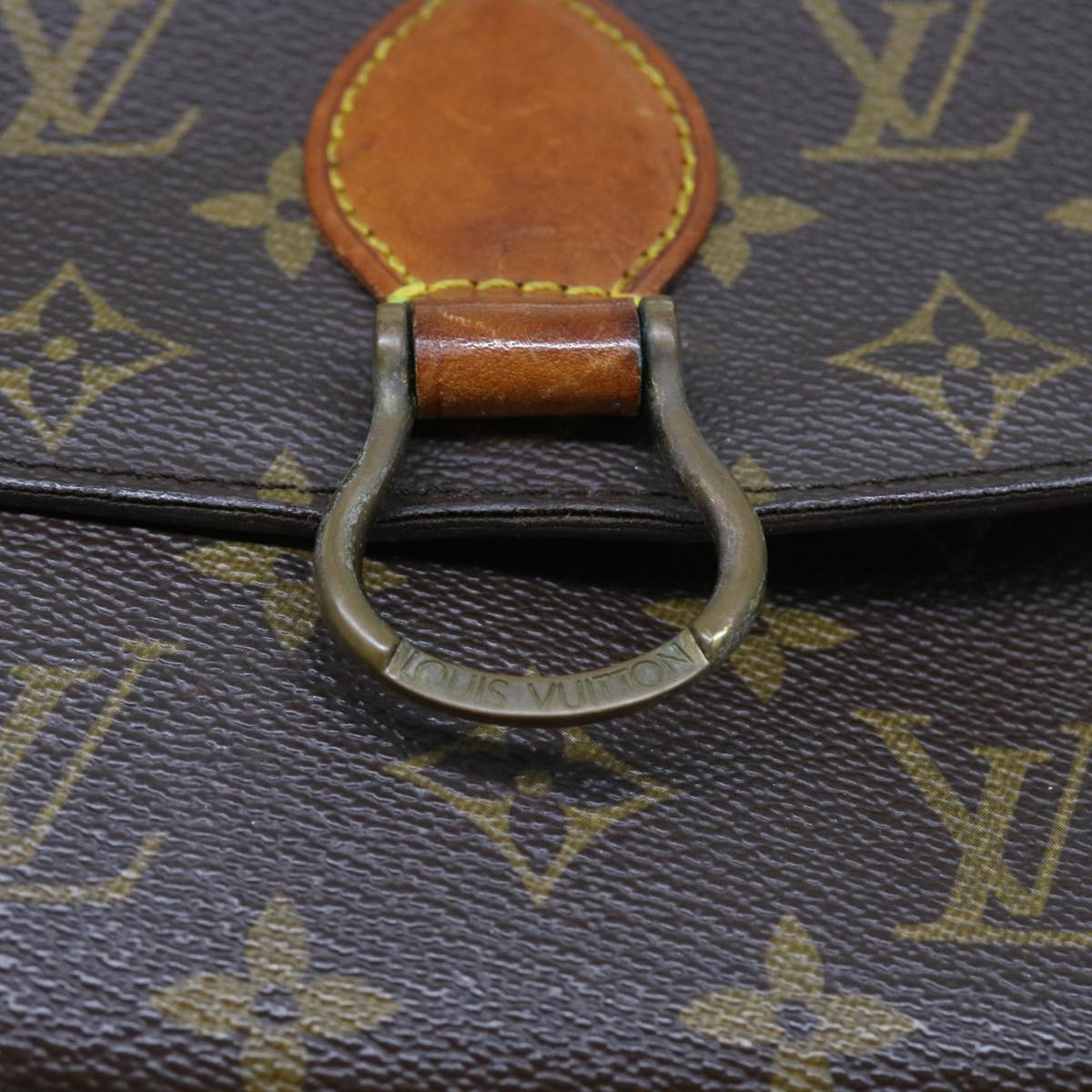 LOUIS VUITTON Monogram Saint Cloud MM Shoulder Bag M51243 LV Auth 57900