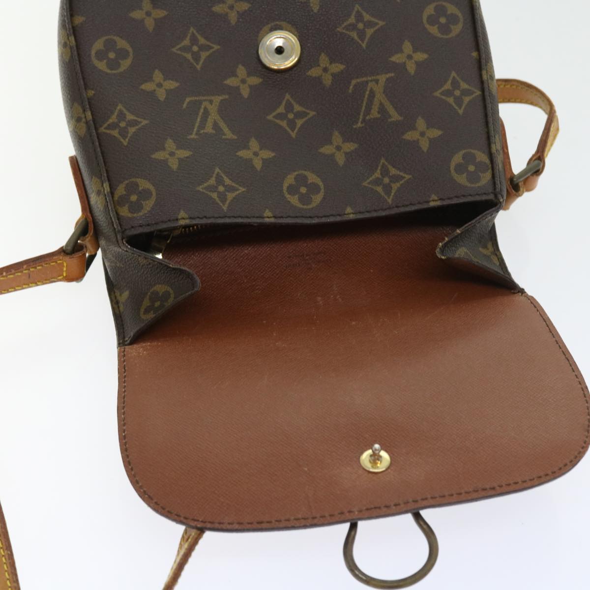 LOUIS VUITTON Monogram Saint Cloud MM Shoulder Bag M51243 LV Auth 57900