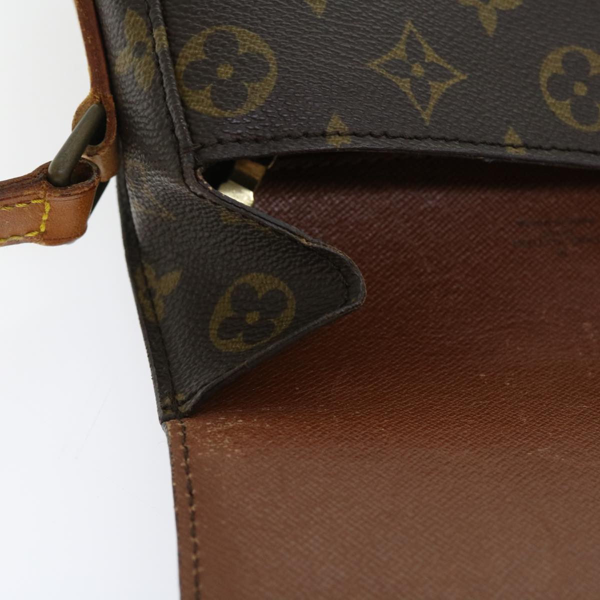 LOUIS VUITTON Monogram Saint Cloud MM Shoulder Bag M51243 LV Auth 57900