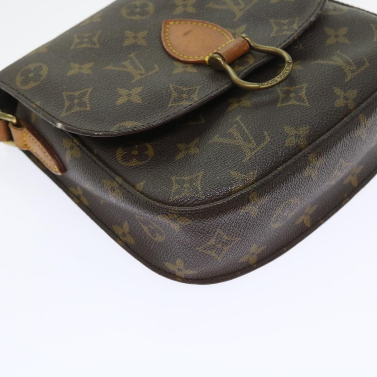 LOUIS VUITTON Monogram Saint Cloud MM Shoulder Bag M51243 LV Auth 57908