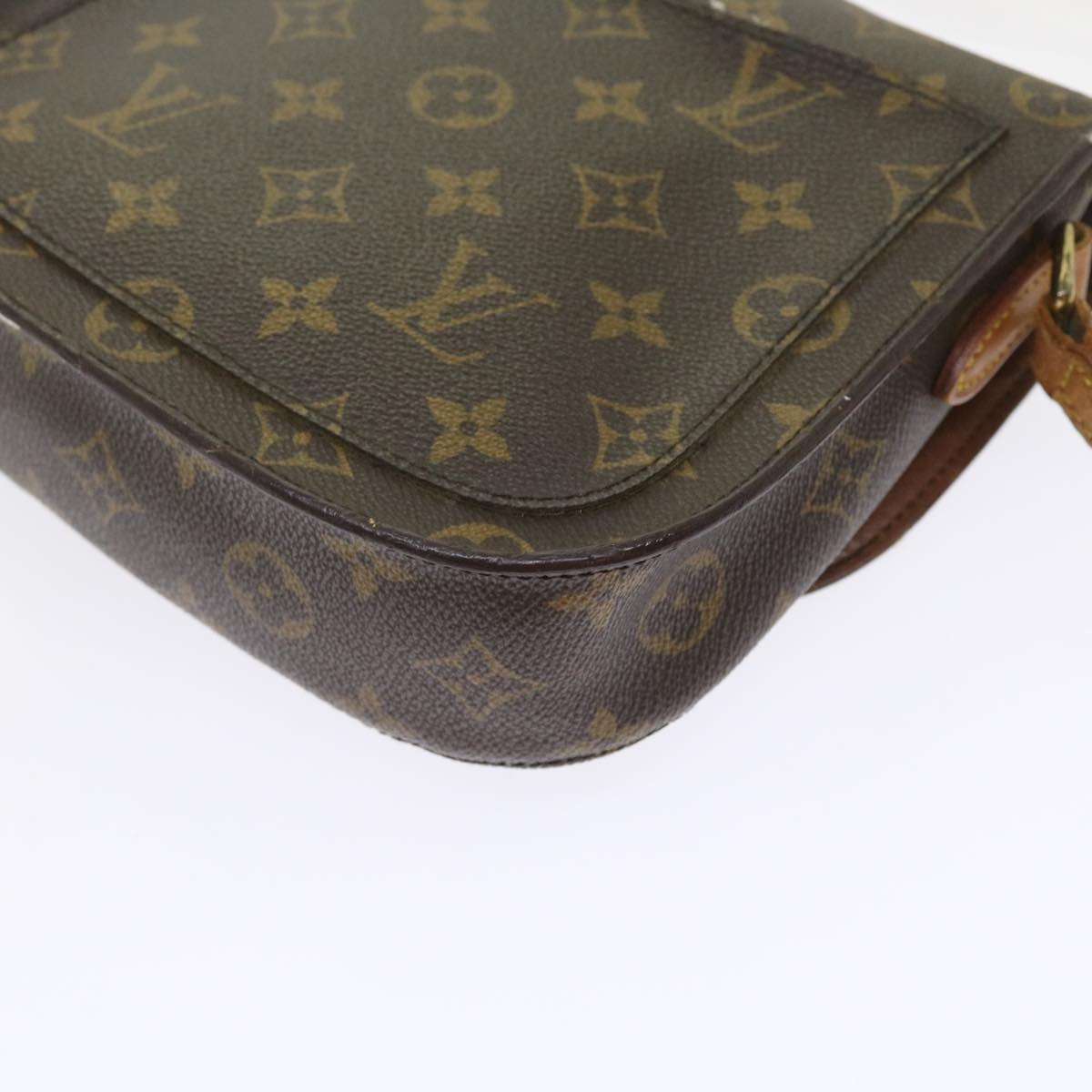 LOUIS VUITTON Monogram Saint Cloud MM Shoulder Bag M51243 LV Auth 57908