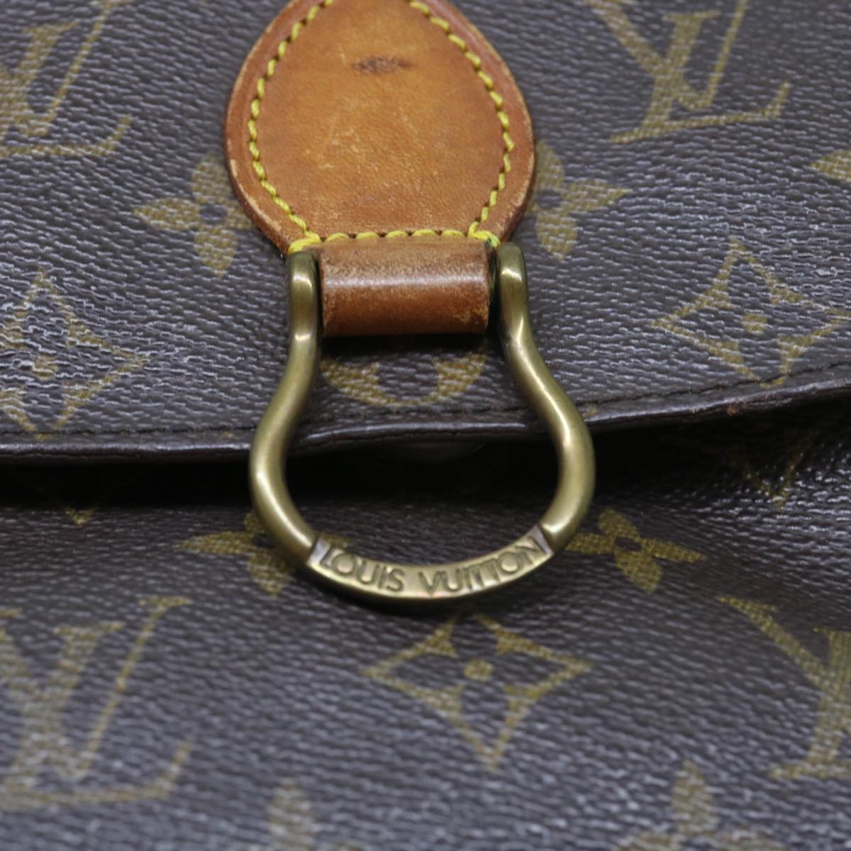 LOUIS VUITTON Monogram Saint Cloud MM Shoulder Bag M51243 LV Auth 57908