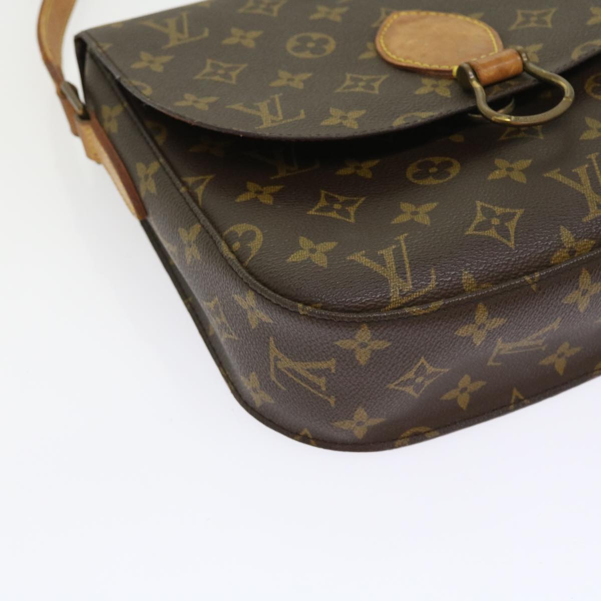 LOUIS VUITTON Monogram Saint Cloud GM Shoulder Bag M51242 LV Auth 57925