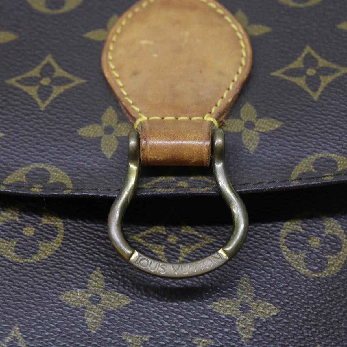 LOUIS VUITTON Monogram Saint Cloud GM Shoulder Bag M51242 LV Auth 57925