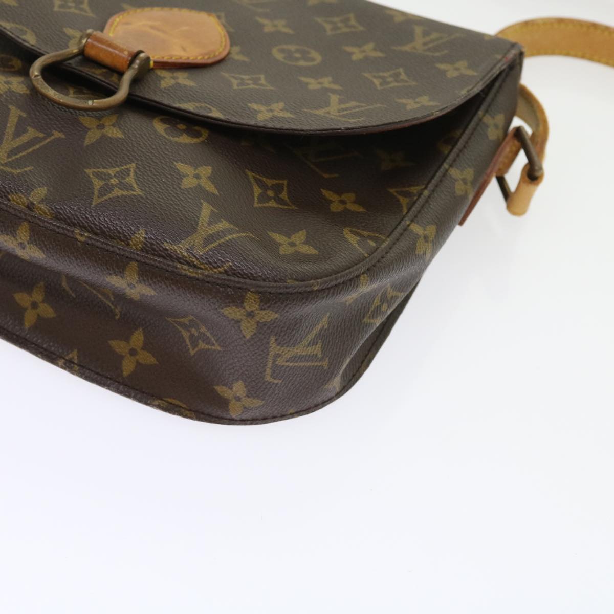 LOUIS VUITTON Monogram Saint Cloud GM Shoulder Bag M51242 LV Auth 57930