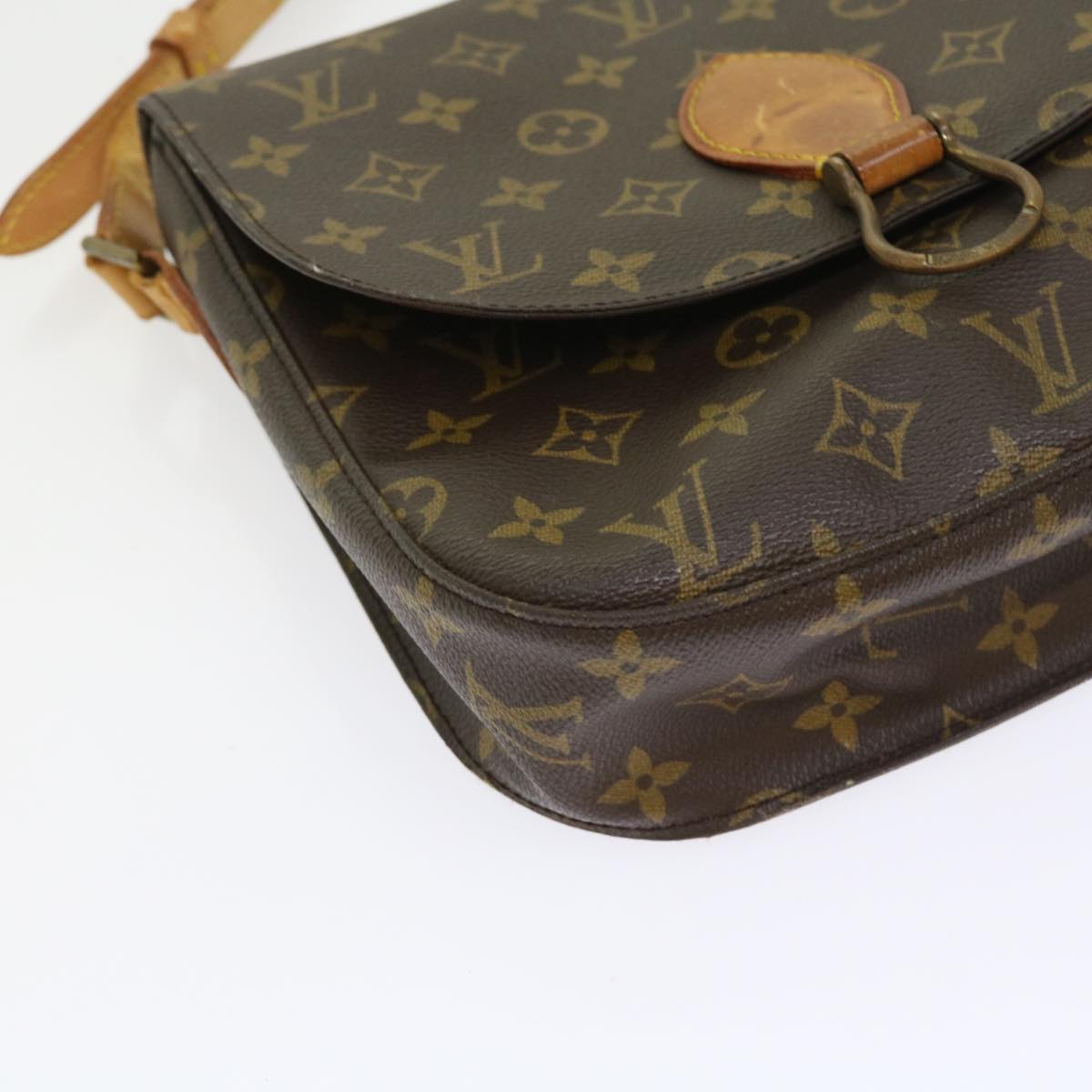 LOUIS VUITTON Monogram Saint Cloud GM Shoulder Bag M51242 LV Auth 57930