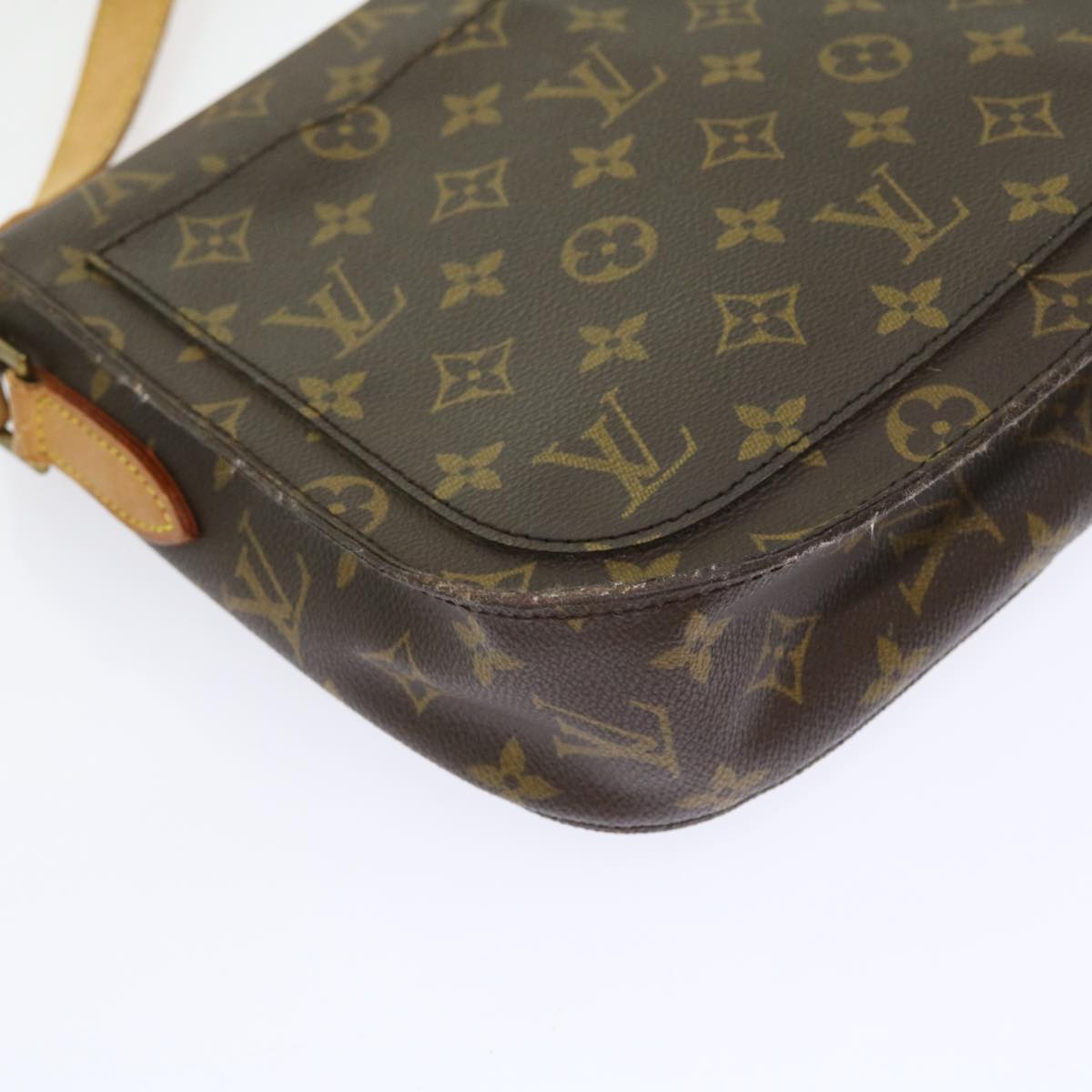 LOUIS VUITTON Monogram Saint Cloud GM Shoulder Bag M51242 LV Auth 57930