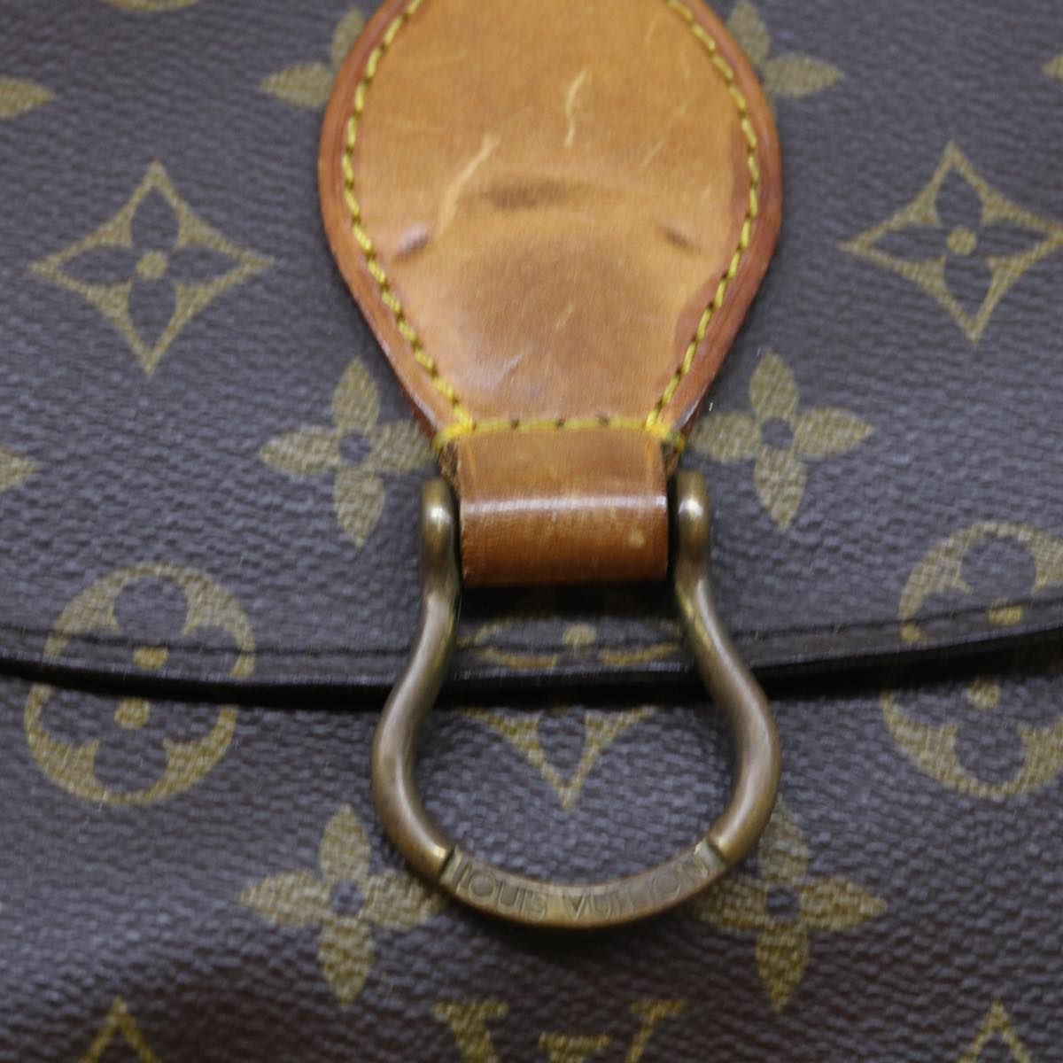 LOUIS VUITTON Monogram Saint Cloud GM Shoulder Bag M51242 LV Auth 57930