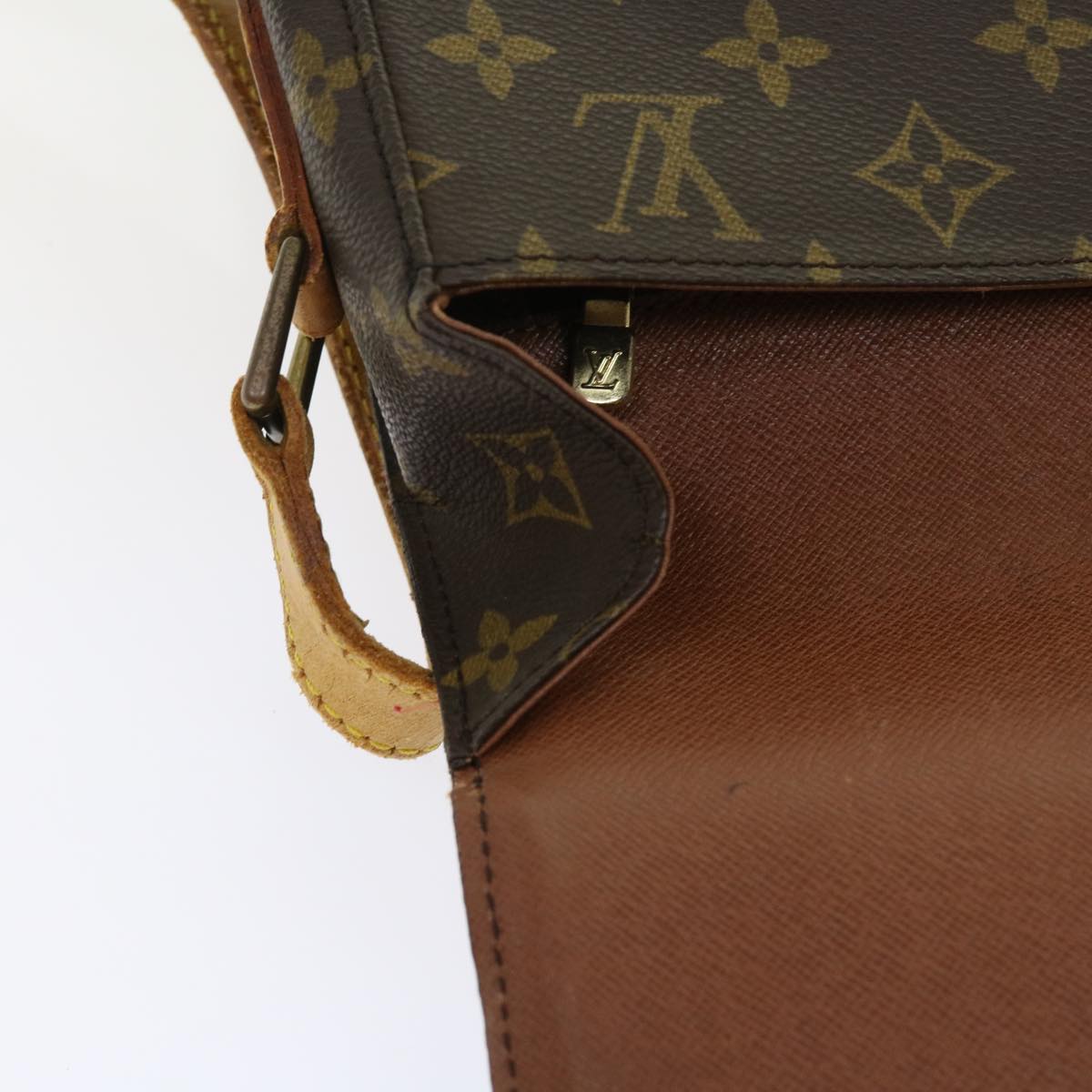 LOUIS VUITTON Monogram Saint Cloud GM Shoulder Bag M51242 LV Auth 57930