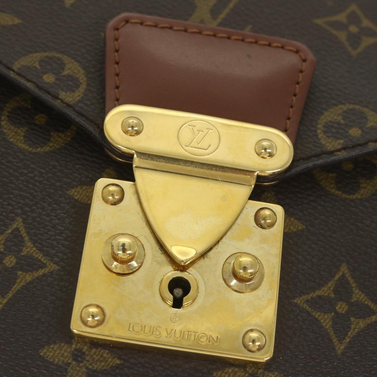 LOUIS VUITTON Monogram Concorde Hand Bag M51190 LV Auth 57937