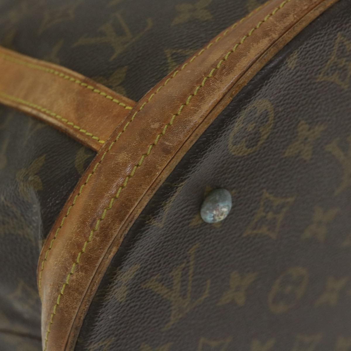 LOUIS VUITTON Monogram Bucket GM Shoulder Bag Vintage M42236 LV Auth 58019