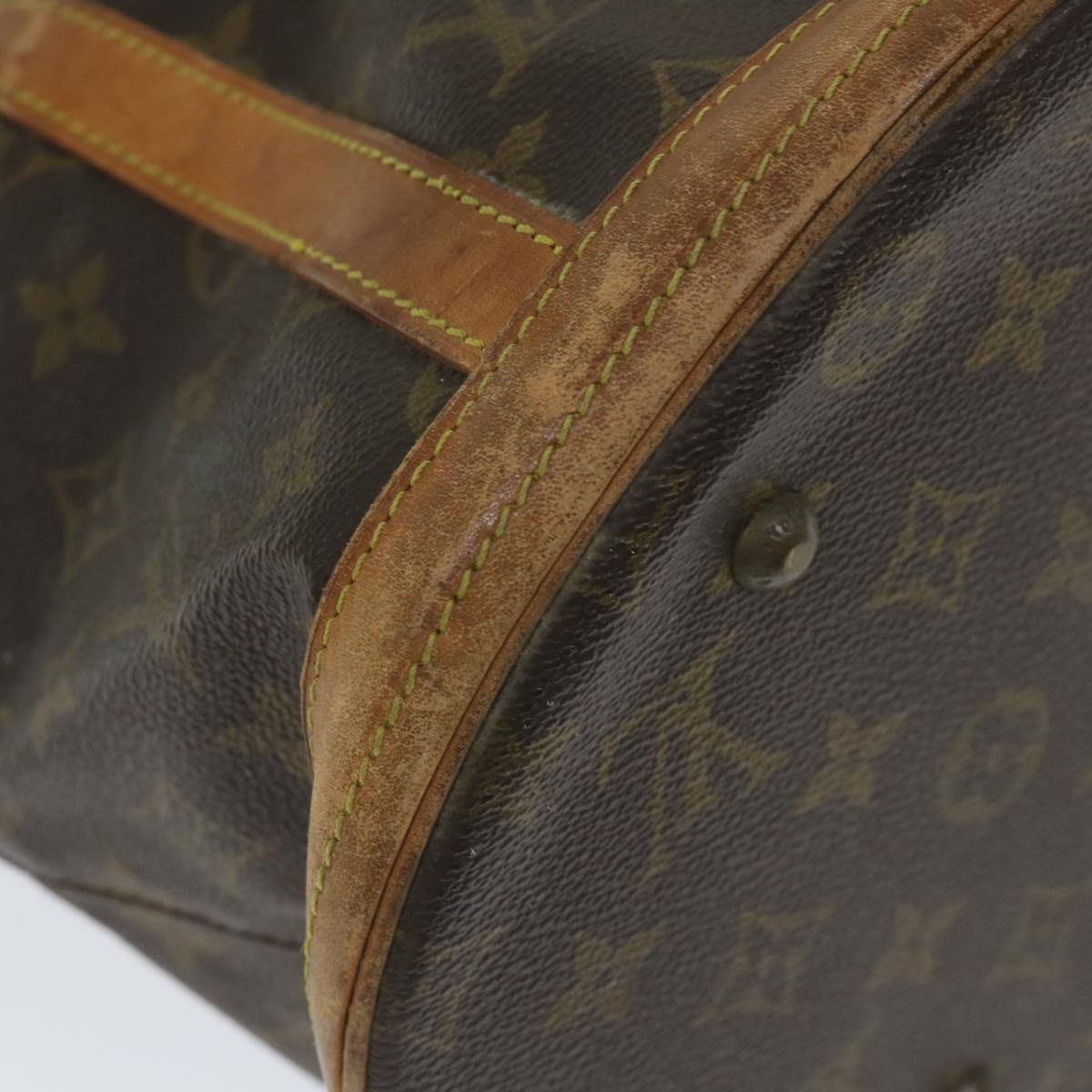 LOUIS VUITTON Monogram Bucket GM Shoulder Bag Vintage M42236 LV Auth 58019