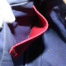 BURBERRY Black label Clutch Bag Nylon Leather Navy Auth 58127-21