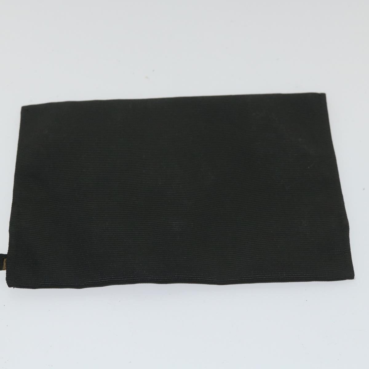 FENDI Hand Bag Nylon 2way Black Brown Auth 58157