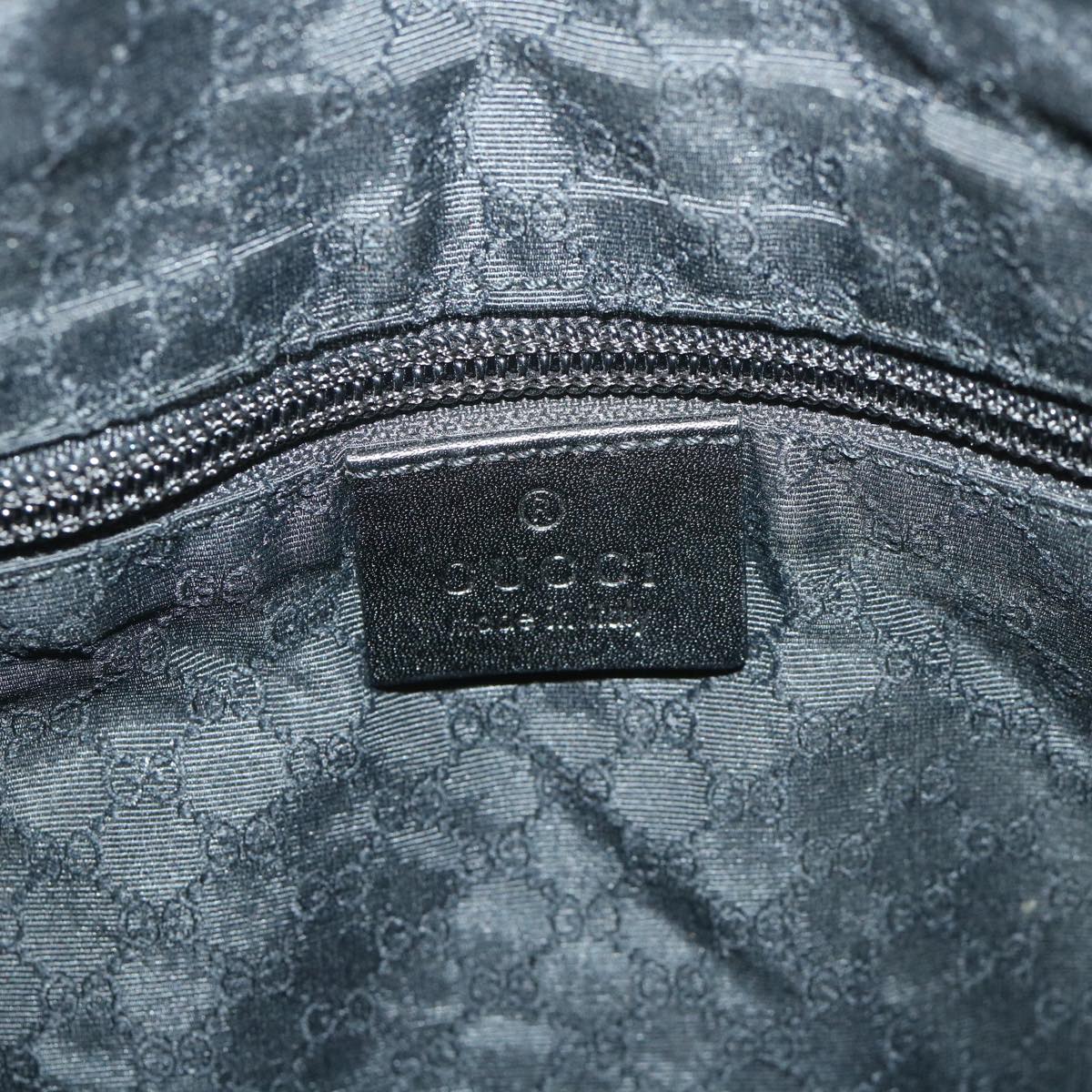 GUCCI Shoulder Bag Nylon Black 019 0444 Auth 58210