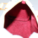 LOUIS VUITTON Monogram Multicolor Mini Speedy Hand Bag White M92645 Auth 58259-21