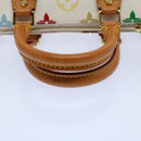 LOUIS VUITTON Monogram Multicolor Mini Speedy Hand Bag White M92645 Auth 58259-7