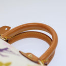 LOUIS VUITTON Monogram Multicolor Mini Speedy Hand Bag White M92645 Auth 58259-14