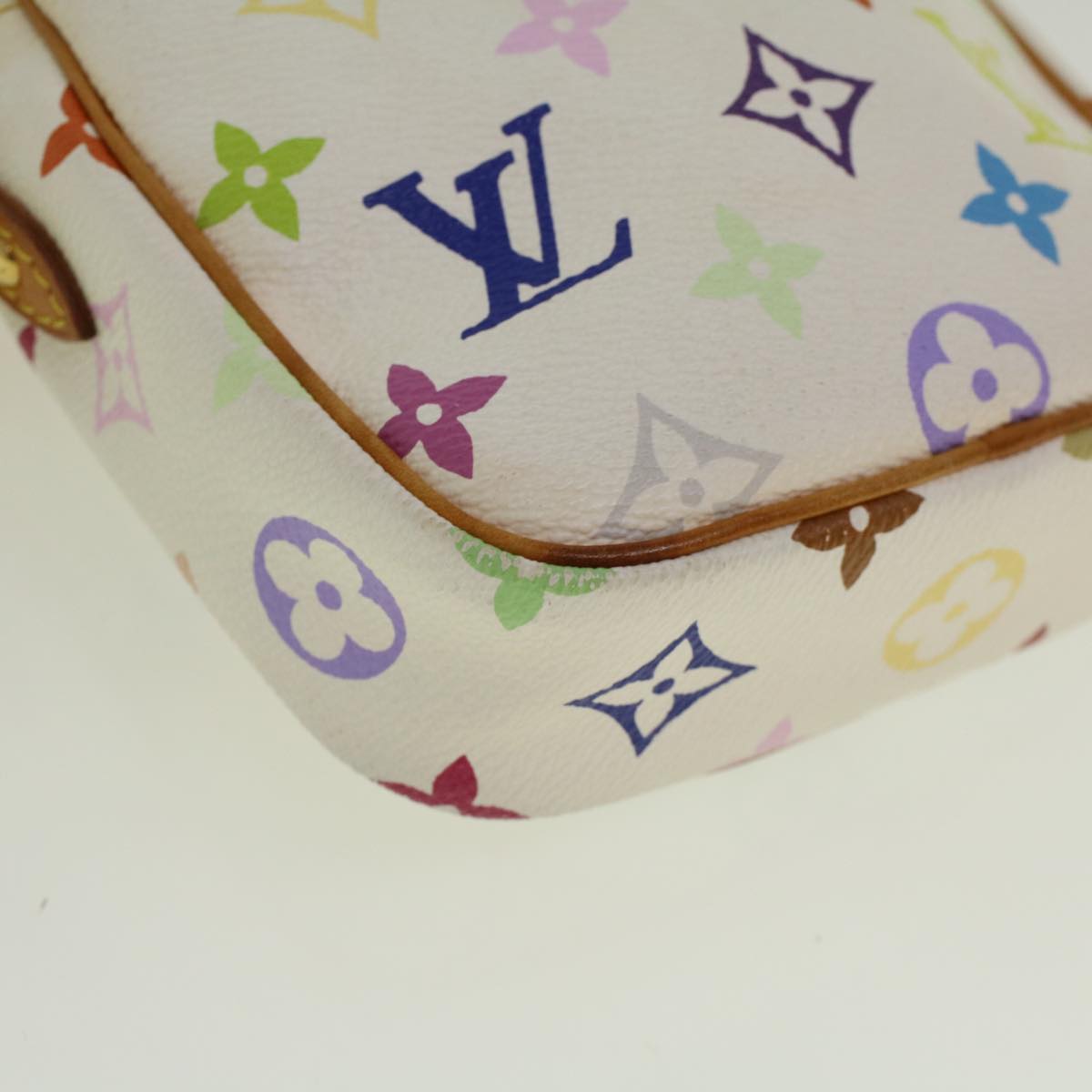 LOUIS VUITTON Monogram Multicolor Lift Shoulder Bag White M40055 LV Auth 58260