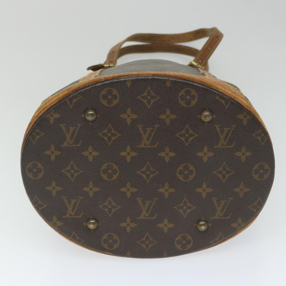 LOUIS VUITTON Monogram Bucket GM Shoulder Bag M42236 LV Auth 58301